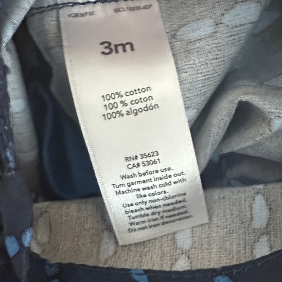 Carter's Blue Striped Shortall Set Baby Boy Summer Outfit - Picture 3 of 5